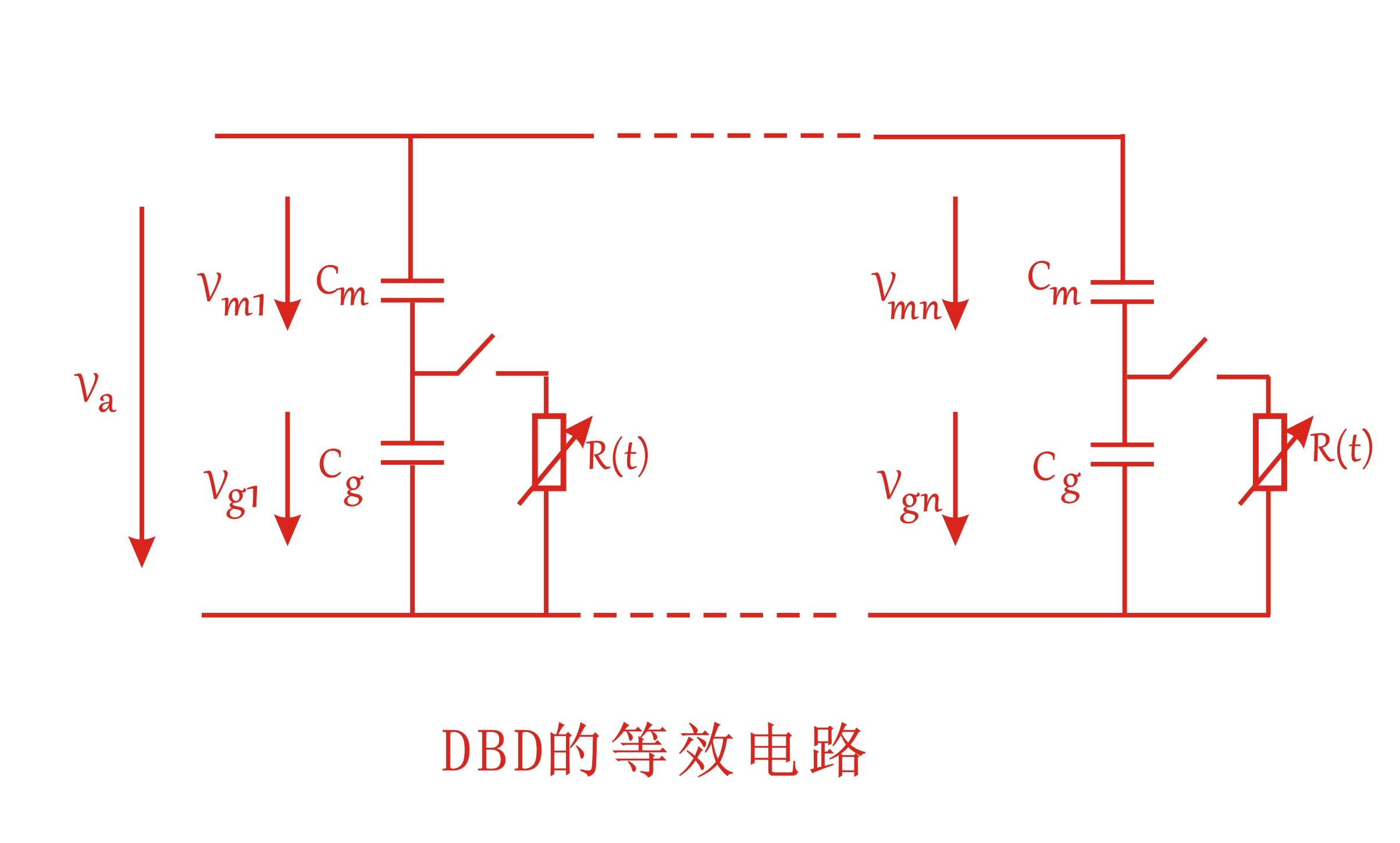 大气DBD等离子清洗机等效电路图-普乐斯等离子表面处理